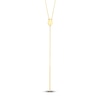 Thumbnail Image 2 of Bar Lariat Necklace 14K Yellow Gold 16"