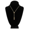 Thumbnail Image 4 of Bar Lariat Necklace 14K Yellow Gold 16"