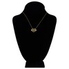 Thumbnail Image 4 of Heart Infinity Necklace 14K Yellow Gold 16"