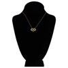 Thumbnail Image 3 of Heart Infinity Necklace 14K Yellow Gold 16"