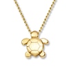 Thumbnail Image 0 of Alex Woo Sea Turtle Necklace 14K Yellow Gold
