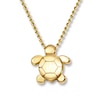 Thumbnail Image 1 of Alex Woo Sea Turtle Necklace 14K Yellow Gold