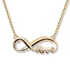 Thumbnail Image 0 of Alex Woo Infinite Love Necklace 14K Yellow Gold