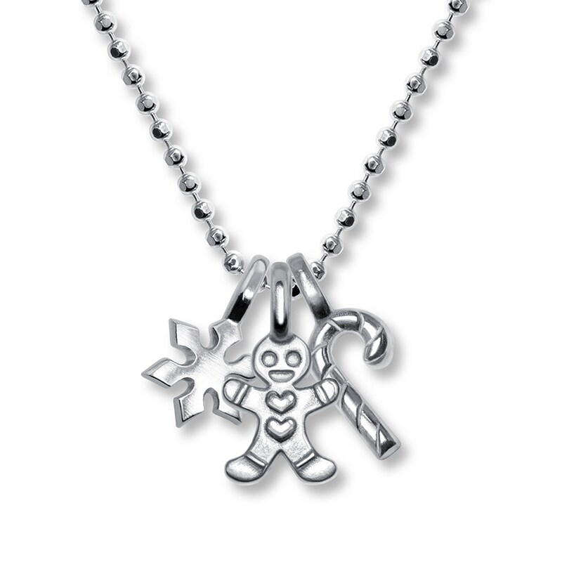 Main Image 1 of Alex Woo Mini Holiday Necklace Sterling Silver