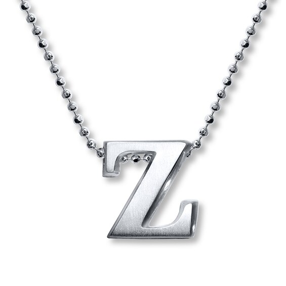 Alex Woo Necklace Letter Z Sterling Silver Jared