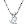 Thumbnail Image 1 of Alex Woo Beagle Necklace Sterling Silver
