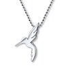 Thumbnail Image 1 of Alex Woo Hummingbird Necklace Sterling Silver