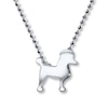 Thumbnail Image 1 of Alex Woo Poodle Necklace Sterling Silver