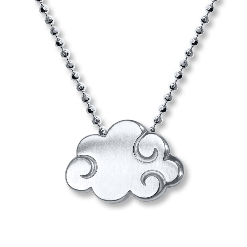 Alex Woo Cities Cloud Necklace Sterling Silver