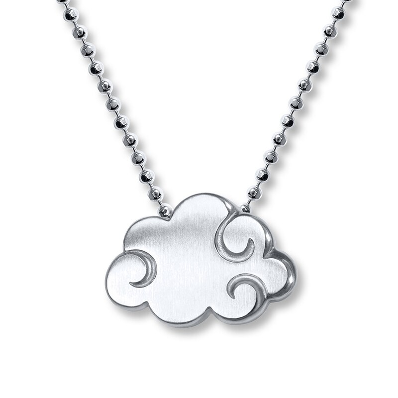 Main Image 1 of Alex Woo Cities Cloud Necklace Sterling Silver