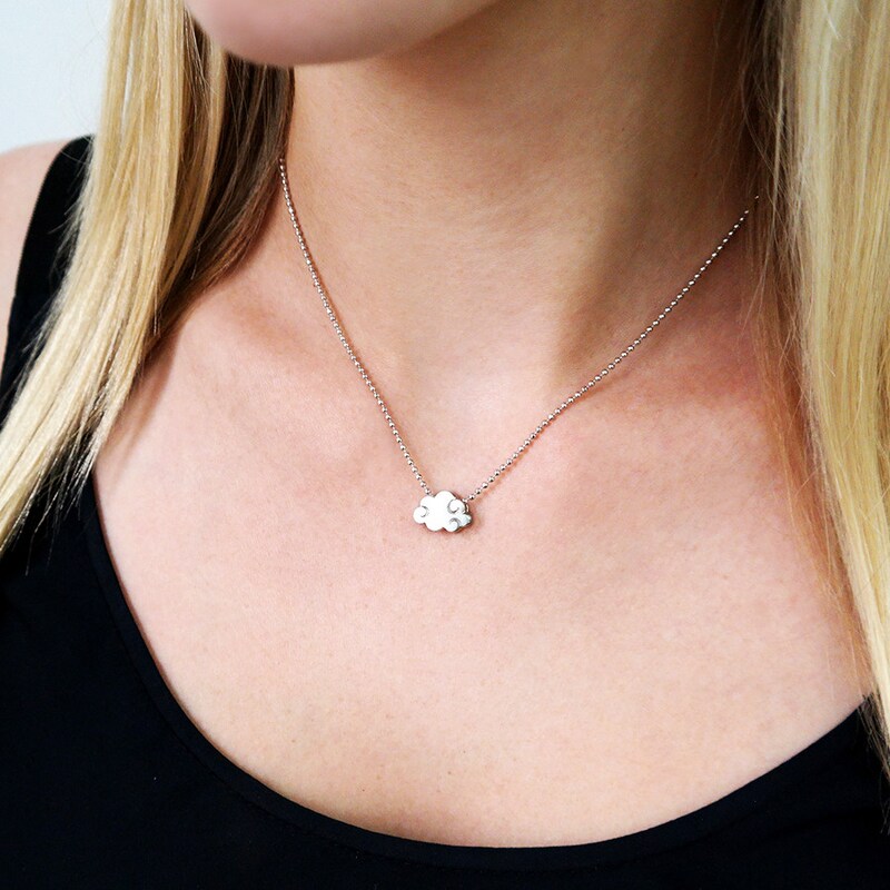 Main Image 2 of Alex Woo Cities Cloud Necklace Sterling Silver