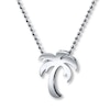 Thumbnail Image 0 of Alex Woo Palm Tree Necklace Sterling Silver