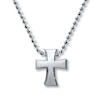 Thumbnail Image 1 of Alex Woo Faith Cross Necklace Sterling Silver