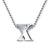 Thumbnail Image 1 of Alex Woo Necklace Letter X Sterling Silver