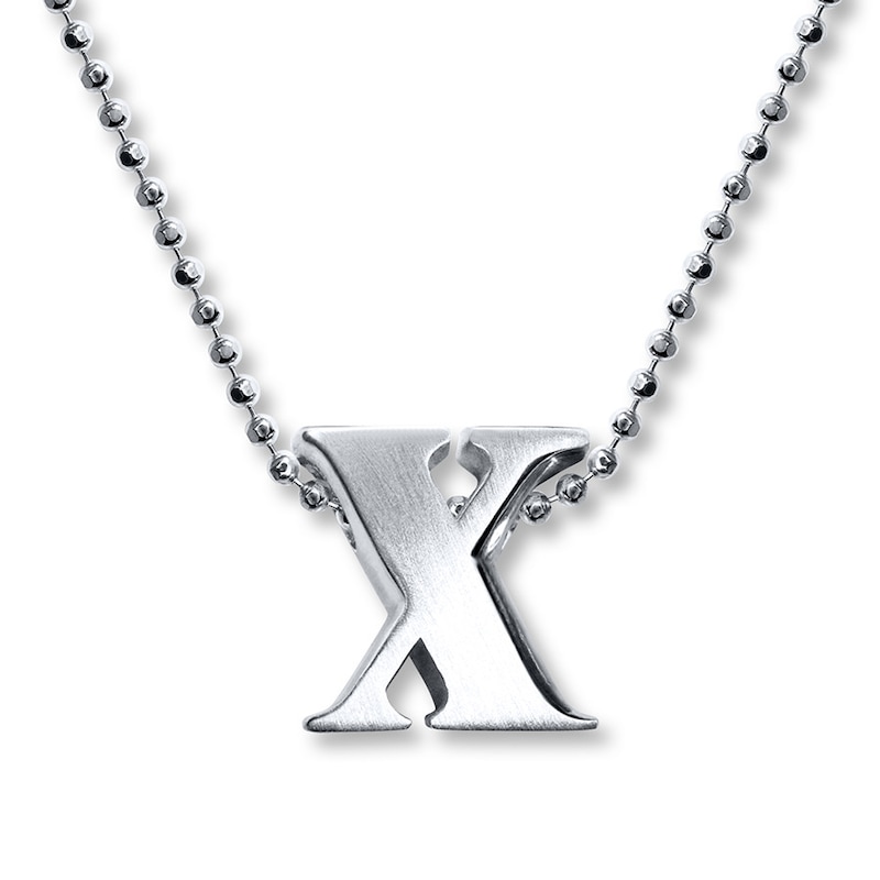 Alex Woo Necklace Letter X Sterling Silver