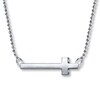 Thumbnail Image 1 of Alex Woo Elements Cross Necklace Sterling Silver