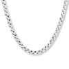 Thumbnail Image 0 of Hollow Chain Link Necklace 10K White Gold 22" Length 3.8mm