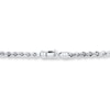 Thumbnail Image 2 of Semi-Solid Chain Link Necklace 10K White Gold 22" Length 3.8mm