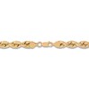 Thumbnail Image 2 of Glitter Rope Chain Necklace 10K Yellow Gold 20" Length
