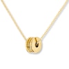 Thumbnail Image 0 of Floating Disc Necklace 14K Yellow Gold 18"