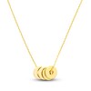 Thumbnail Image 1 of Floating Disc Necklace 14K Yellow Gold 18"