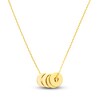 Thumbnail Image 0 of Floating Disc Necklace 14K Yellow Gold 18"