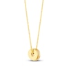 Thumbnail Image 1 of Floating Disc Necklace 14K Yellow Gold 18"