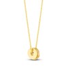 Thumbnail Image 2 of Floating Disc Necklace 14K Yellow Gold 18"