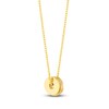 Thumbnail Image 1 of Floating Disc Necklace 14K Yellow Gold 18"