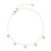 Thumbnail Image 2 of Disc Dangle Choker Necklace 10K Yellow Gold 16" Adjustable