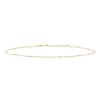 Thumbnail Image 1 of Mirror Disc Choker Necklace 10K Yellow Gold 16" Adjustable