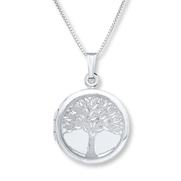 Message Locket Sterling Silver 18&quot; Length