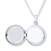 Thumbnail Image 3 of Message Locket Sterling Silver 18" Length