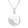 Thumbnail Image 4 of Message Locket Sterling Silver 18" Length