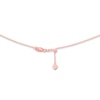 Thumbnail Image 2 of Dangle Disc Choker Necklace 14K Rose Gold 14" Adjustable