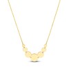 Thumbnail Image 1 of Graduated Disc Necklace 14K Yellow Gold 16" Adjustable