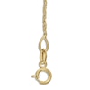 Thumbnail Image 2 of Solid Tornado Chain Necklace 14K Yellow Gold 16" Length 0.84mm