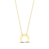 Thumbnail Image 1 of Moon Necklace 14K Yellow Gold 16" Adjustable