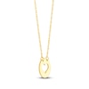 Thumbnail Image 1 of Disc Heart Necklace 14K Yellow Gold 16" Adjustable