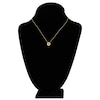 Thumbnail Image 4 of Disc Heart Necklace 14K Yellow Gold 16&quot; Adjustable