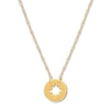 Thumbnail Image 0 of Disc Star Necklace 14K Yellow Gold 16" Adjustable