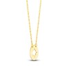 Thumbnail Image 1 of Disc Star Necklace 14K Yellow Gold 16" Adjustable