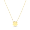 Thumbnail Image 0 of Clover Necklace 14K Yellow Gold 16" Adjustable