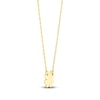 Thumbnail Image 1 of Clover Necklace 14K Yellow Gold 16" Adjustable