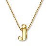 Thumbnail Image 1 of Alex Woo Letter J Necklace 14K Yellow Gold