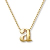 Thumbnail Image 0 of Alex Woo Letter A Necklace 14K Yellow Gold