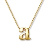 Thumbnail Image 1 of Alex Woo Letter A Necklace 14K Yellow Gold