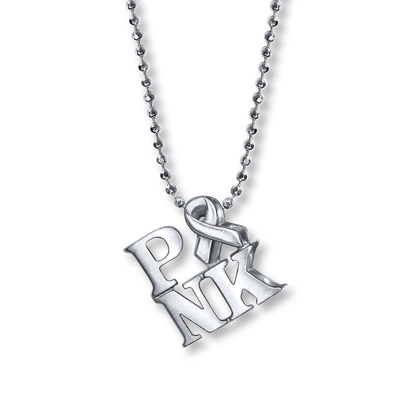 Main Image 1 of Alex Woo Activist PINK Necklace Sterling Silver
