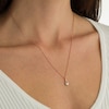 Thumbnail Image 1 of Diamond Necklace 1/5 carat Round-cut 10K Rose Gold