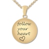 Thumbnail Image 0 of "Follow Your Heart" Necklace 10K Yellow Gold